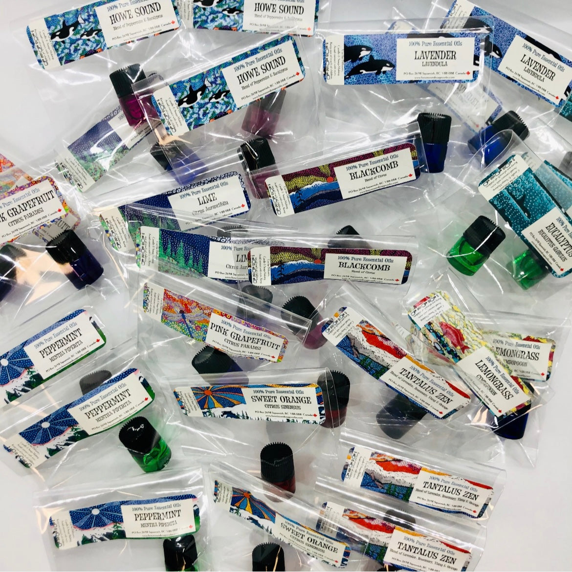 Pure Essential Oils - West Coast Testers 24 x 1 ml