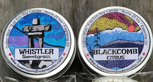 6 oz Candle - Eco Soya - Blackcomb