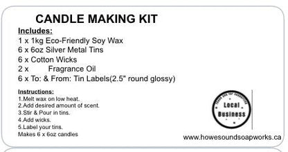 DIY Candle Kit - Holiday theme pack