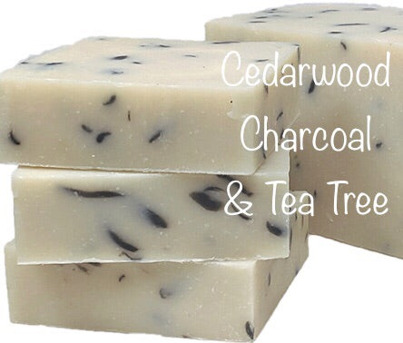 Cold Process - Charcoal, Cedarwood, & Tea Tree